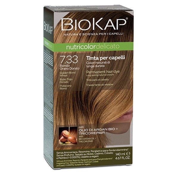 Nutricolor Delicato Vopsea 7.33 Golden Blond Wheat 140ml Biokap