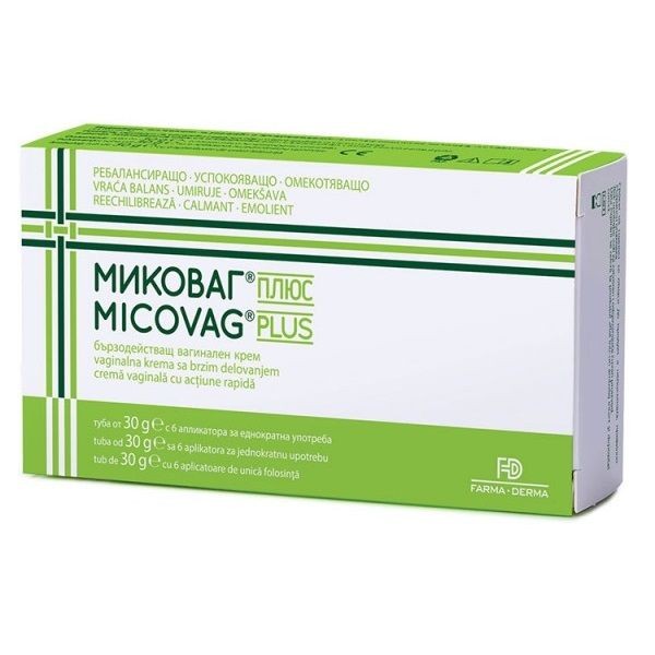 Micovag Plus Crema 30g x 6aplic Farma Derma