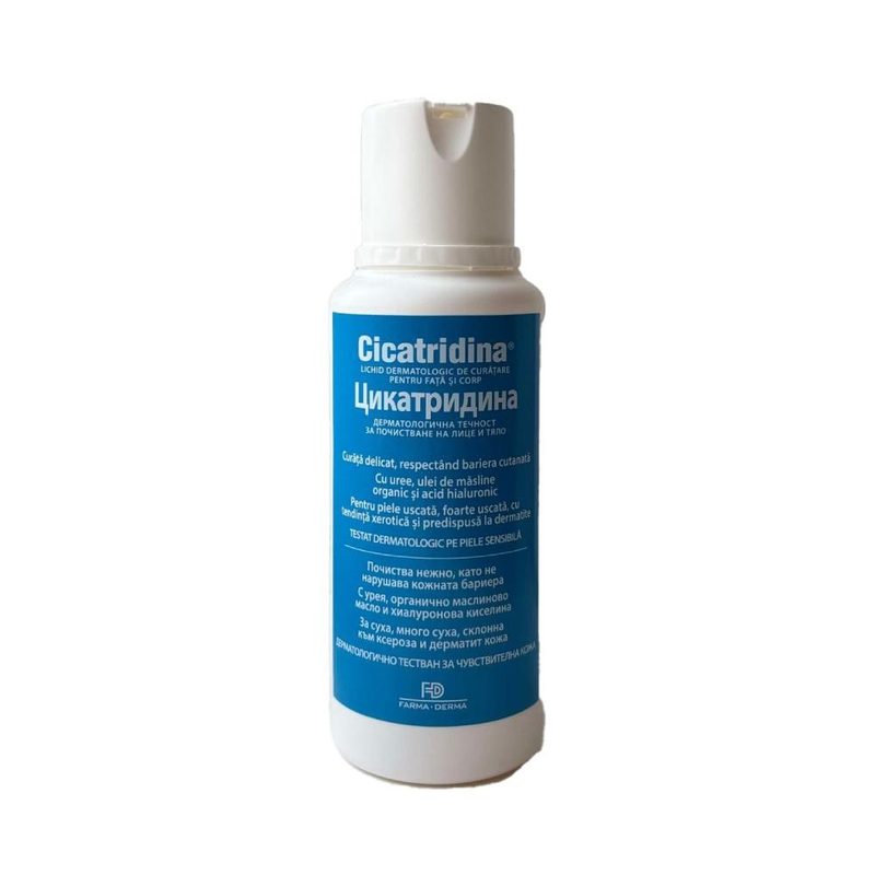 Cicatridina Lichid Dermatologic de Curatare 250ml Farma Derma