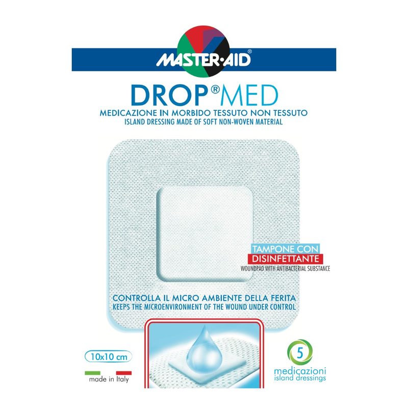 Master-Aid Drop Med Pansament Postoperator 10.5/15cm x 5buc Pietrasanta