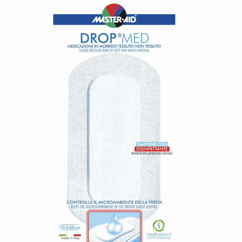Master-Aid Drop Med Pansament Postoperator 10.5/20cm x 5buc Pietrasanta