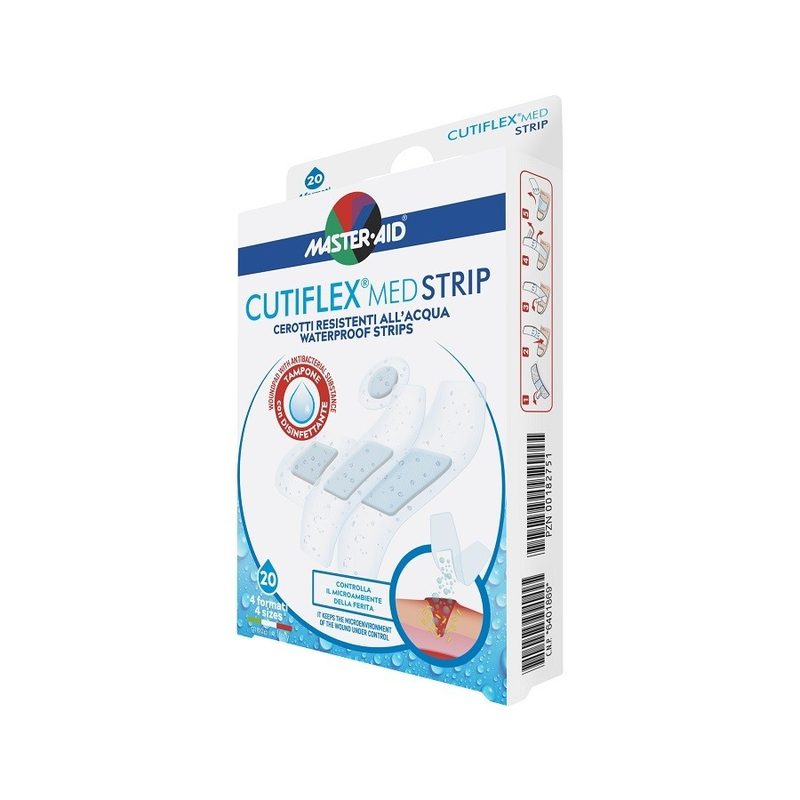 Master-Aid Cutiflex Strip Plasturi Impermeabili x 20buc Pietrasanta