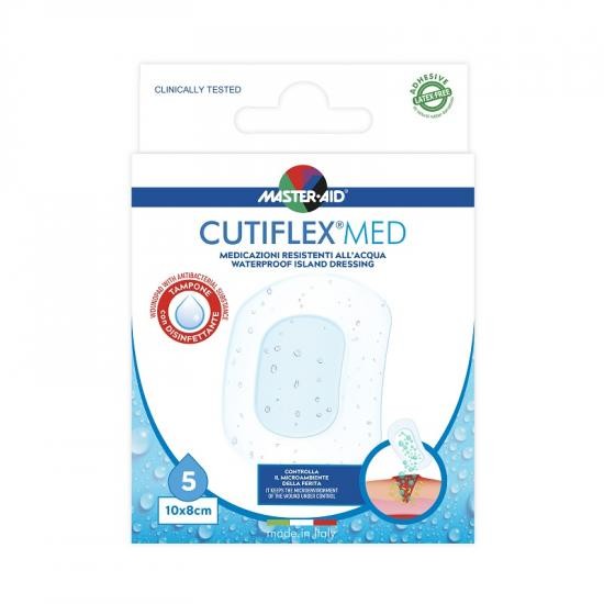 Master-Aid Cutiflex Med Pansament 10/8cm x 5buc Pietrasanta