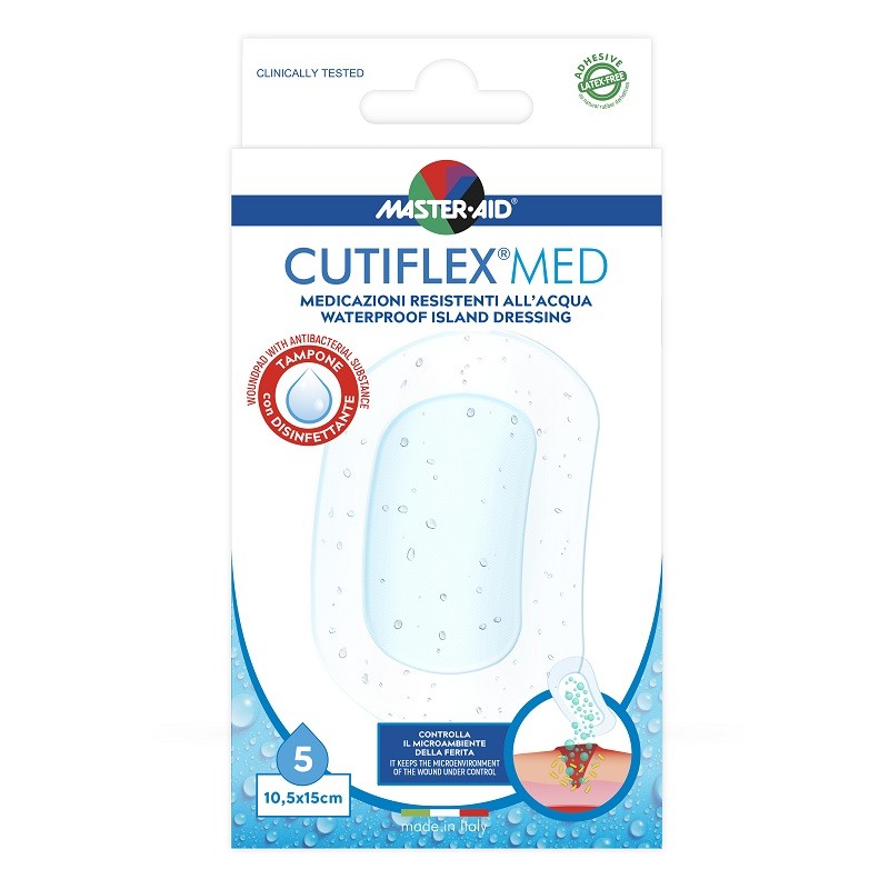 Master-Aid Cutiflex Med Pansament 10.5/15cm x 5buc Pietrasanta