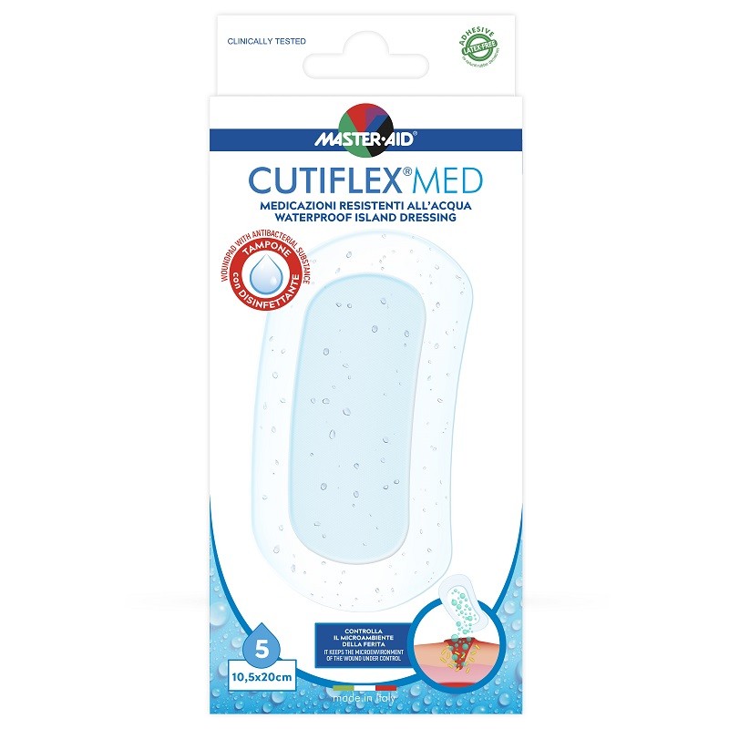 Master-Aid Cutiflex Med Pansament 10.5/20cm x 5buc Pietrasanta