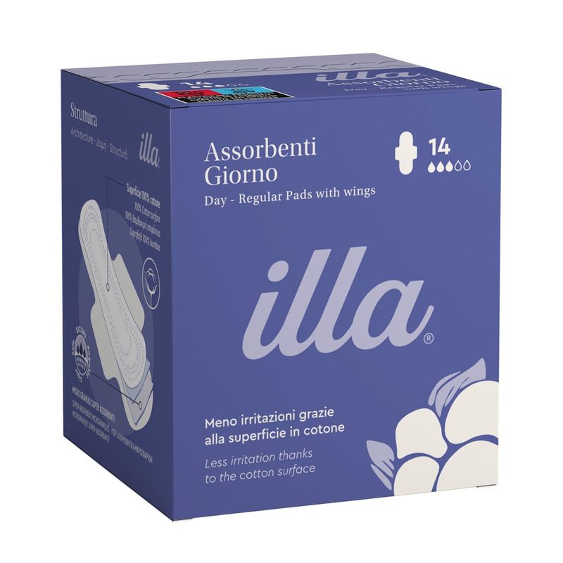 Illa Care Absorbante Bumbac de Zi x 14buc Pietrasanta