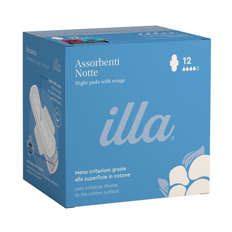 Illa Care Absorbante Bumbac de Noapte x 12buc Pietrasanta