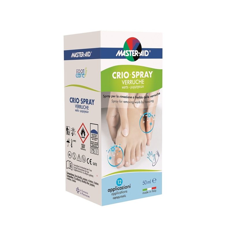 Master-Aid Foot Care Crio Spray Verruche Spray pt Indepartarea Negilor 50ml Pietrasanta