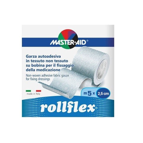 Master-Aid Rollflex Leucoplast Material Netesut 5m/2,5cm Pietrasanta