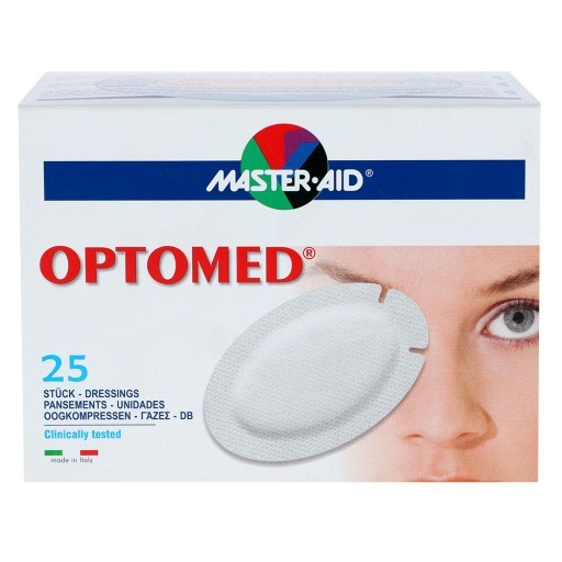 Master-Aid Optomed Pansament Ocular 96/66mm x 25buc Pietrasanta