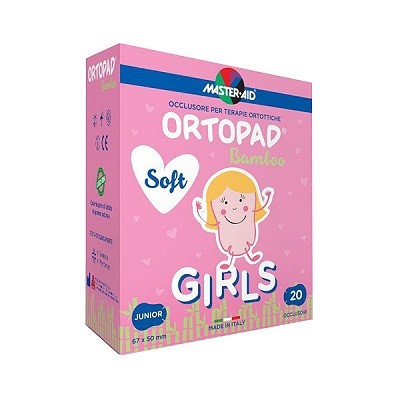Master-Aid Ortopad Soft Ocluzor Copii Girls Junior 67/50mm x 20buc Pietrasanta