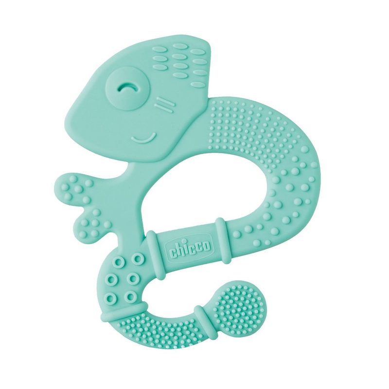 Chicco 2811010-7 Jucarie din silicon pentru dentitie Camelon Verde 2luni+