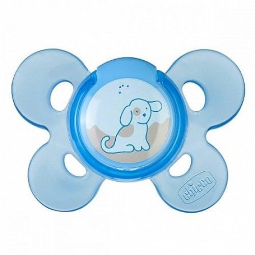 Chicco 74911-7 Suzeta Physio Comfort Silicon 0-6l baieti
