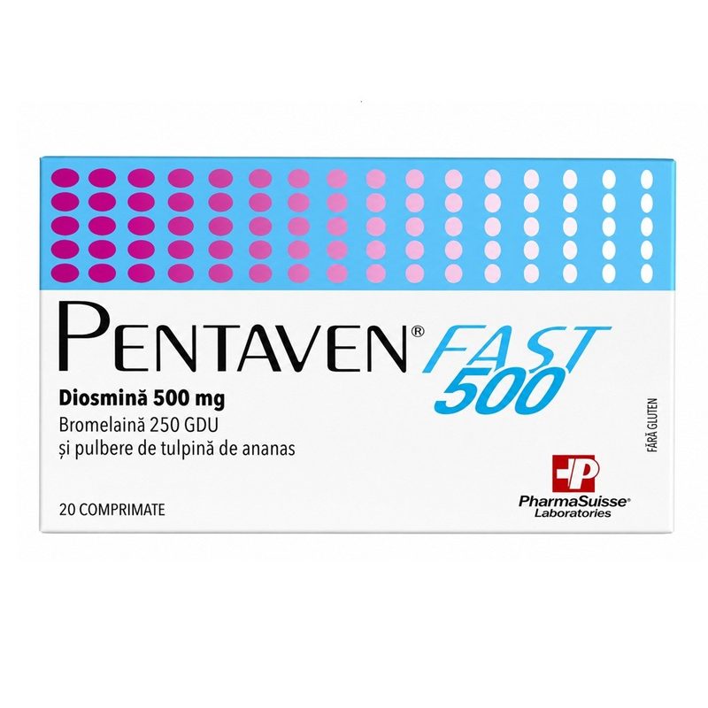 Pentaven Fast500 x 20cpr PharmaSwiss