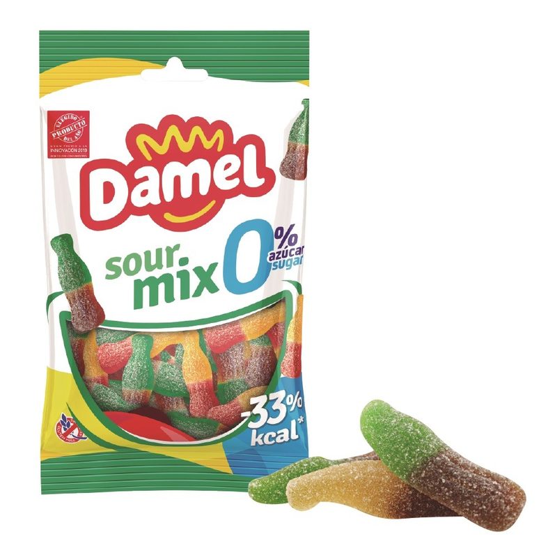 Damel Jeleuri Gumate Mix Acrisoare fara Zahar 100g