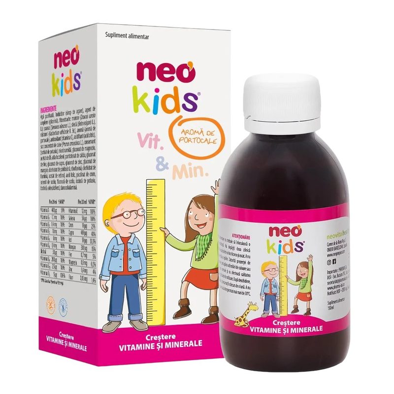 Neo Kids Sirop Crestere Vit si Minerale 150ml