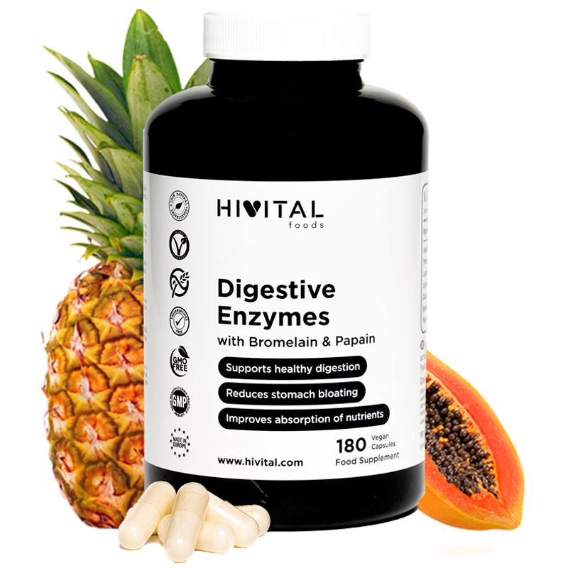 Enzime Digestive x 180cps Hivital