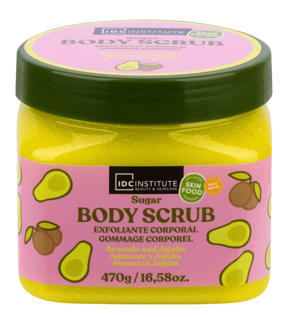 IDC Scrub Exfoliant Corp cu Avocado si Ulei de Jojoba 470g