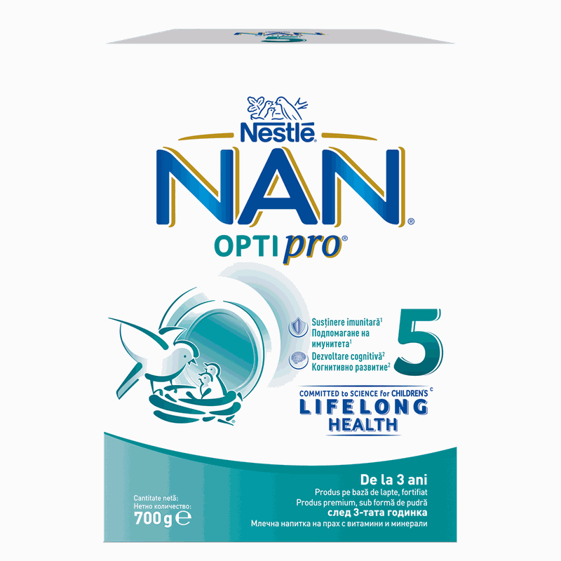 Nestle Nan Lapte Praf 5 Optipro 700g
