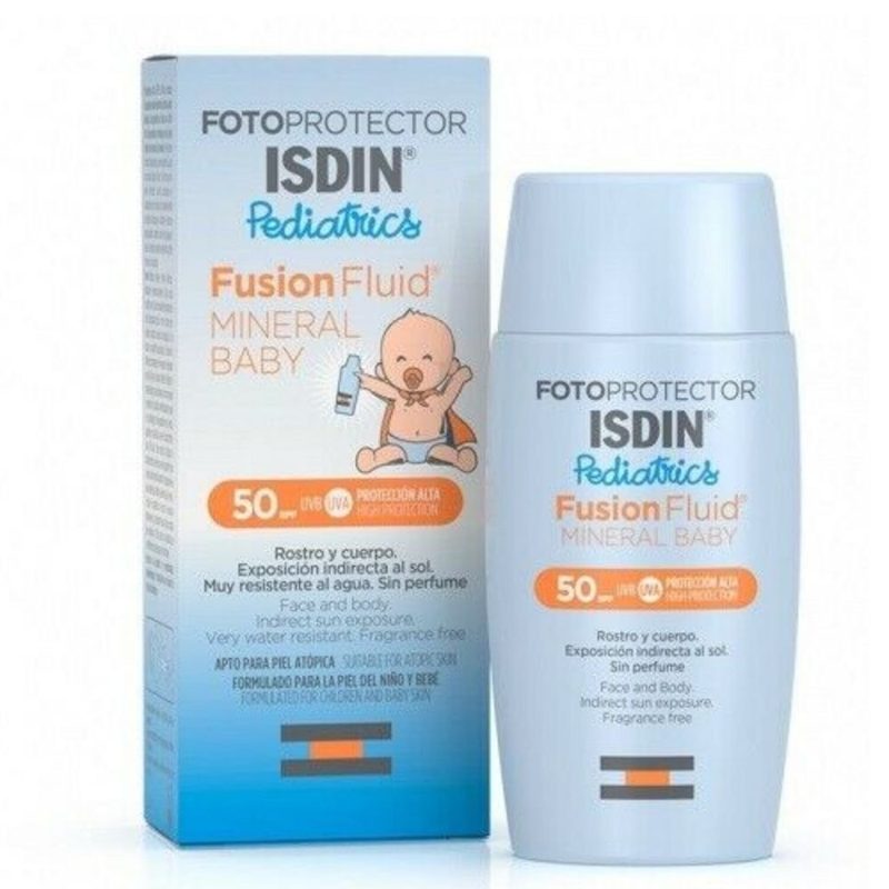 Isdin Pediatrics Fluid Mineral Protectie Solara pt Copii SPF50 Fusion Fluid 50ml