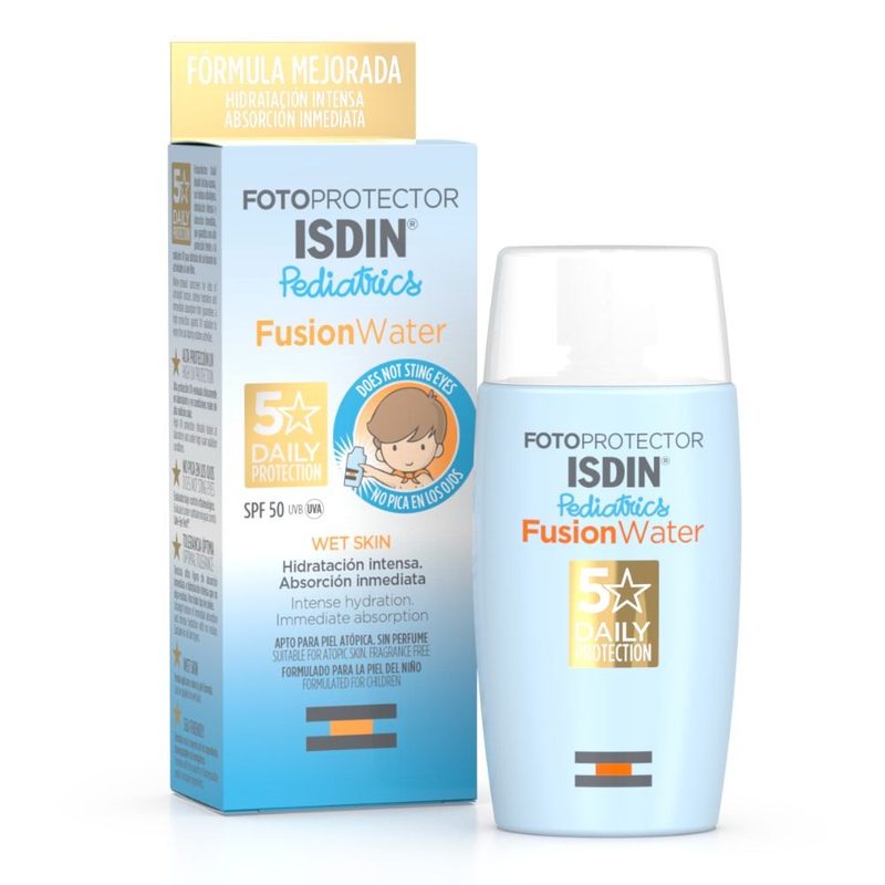 Isdin Pediatrics Crema Protectie Solara pt Copii SPF50 Fusion Water 50ml