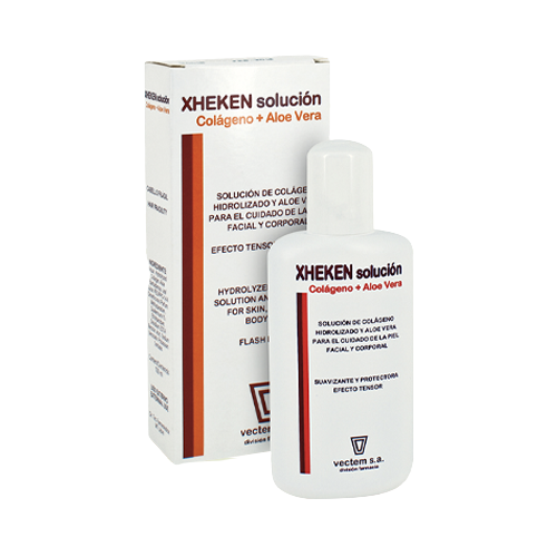 Xheken Solutie de Colagen Hidrolizat cu Aloe Vera 100ml Vectem