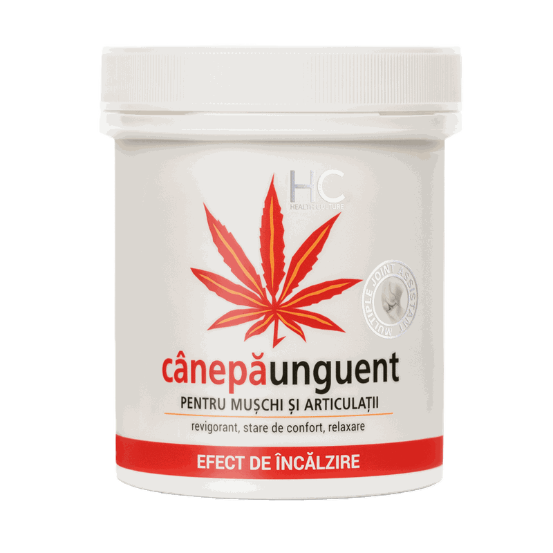 HempCream Unguent cu Efect de Incalzire 5% Ulei de Canepa 250ml