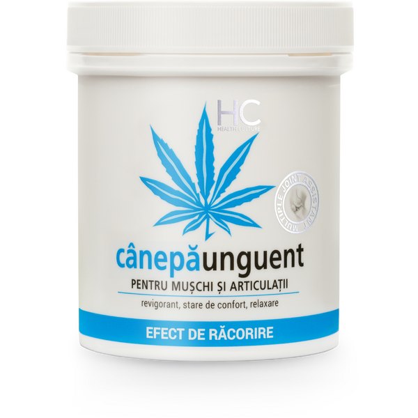 HempCream Unguent cu Efect de Racorire 5% Ulei de Canepa 250ml
