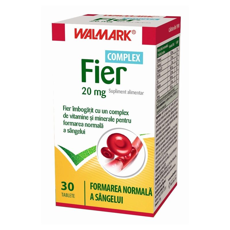Walmark Fier Complex 20mg x 30cpr
