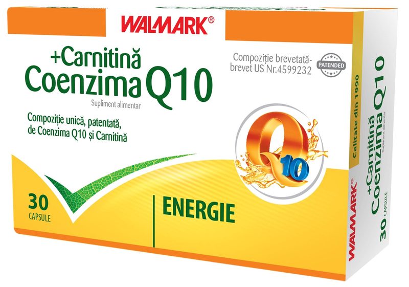 Walmark Coenzima Q10+Carnitina x 30cps