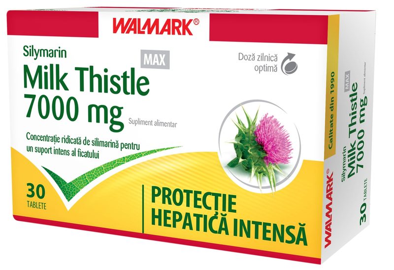 Walmark Silymarin Milk Thistle Max 7000mg x 30cpr film