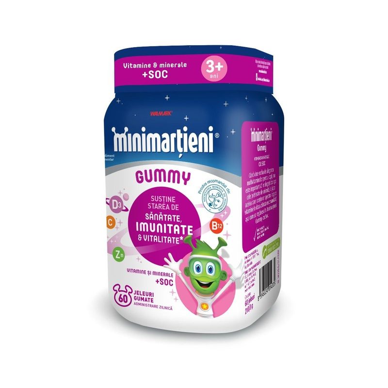 Walmark Minimartieni Gummy Soc si Mere x 60jeleuri
