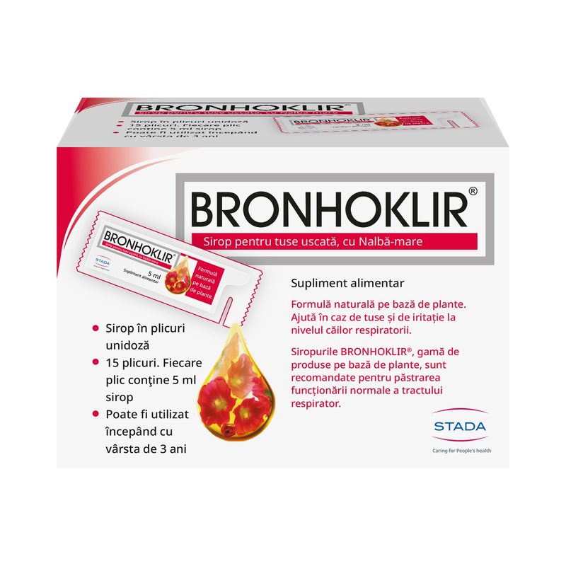 Bronhoklir Sirop Tuse Uscata 200ml Stada