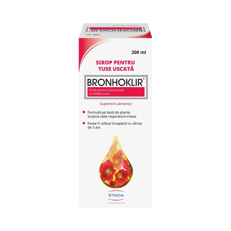 Bronhoklir Sirop Tuse Productiva 200ml Stada