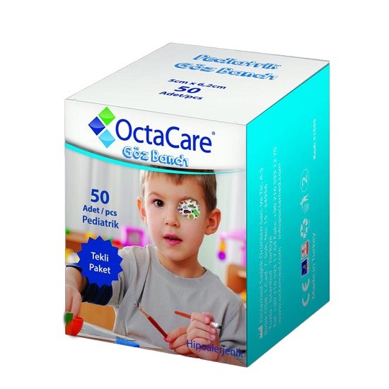 OctaCare Plasturi Oculari Baieti 5 x 6,2 cm x 50buc
