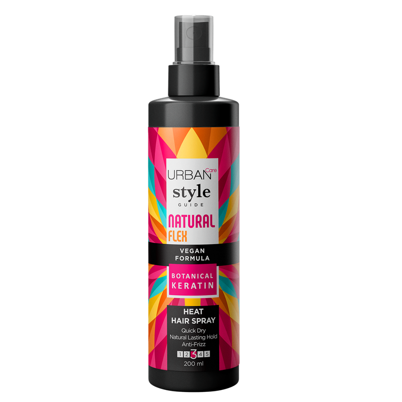 Urban Care Spray Protectie Termica Fixare Medie Natural Flex 200ml