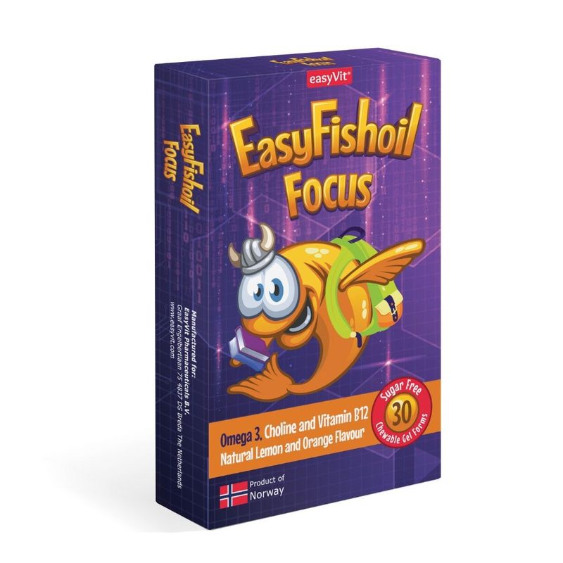 Easy Fishoil Focus x 30jeleuri Easy Vit