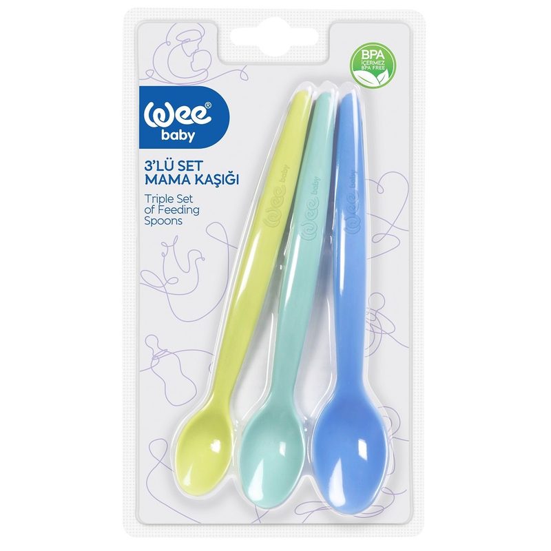 WeeBaby Lingurite De Silicon x 3/set 123