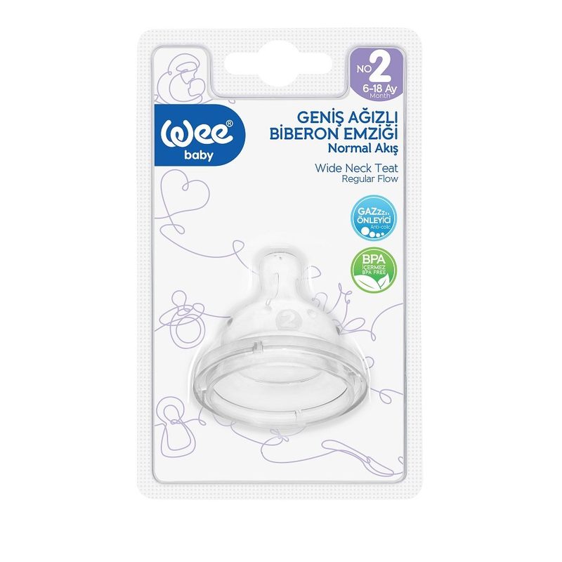 WeeBaby Tetina Rotunda cu Gat Larg Nr.2 853