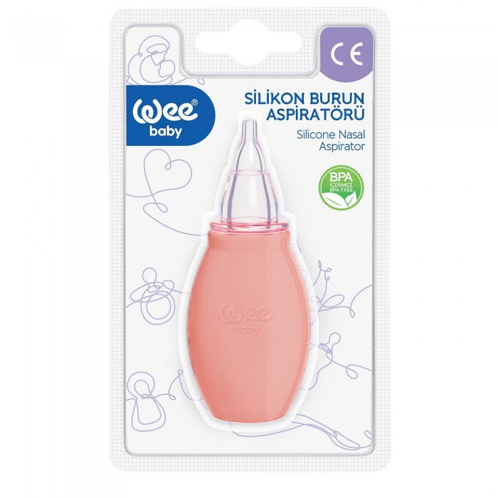WeeBaby Aspirator Nazal din Silicon Roz 860