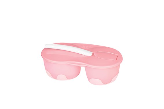 WeeBaby Set Mancare 2 Zone Albastru 886