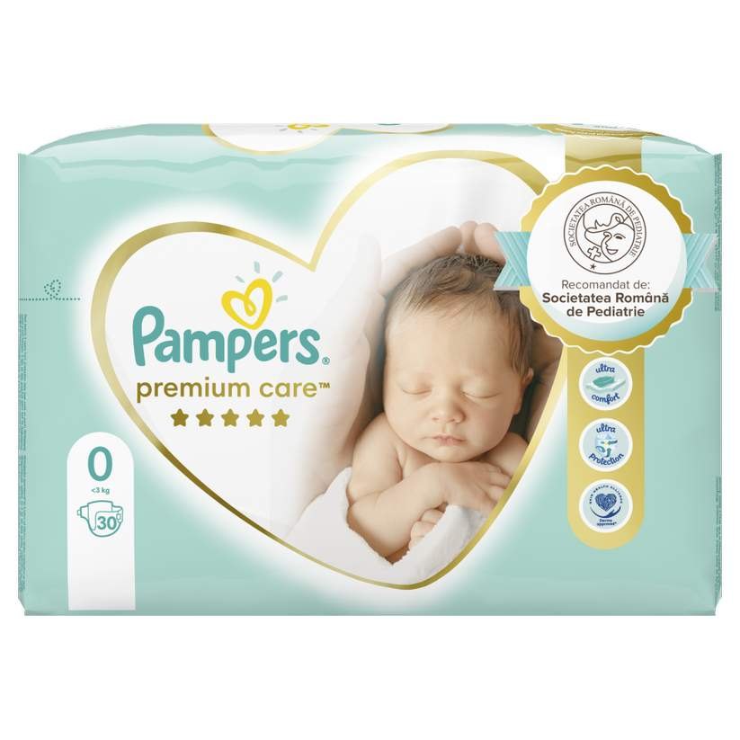 Pampers Premium Care 0 New Born <2.5 kg x 30buc