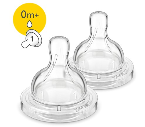 Avent Philips SCF631/27 Tetina Airflex 1 Orificiu +0luni x 2buc