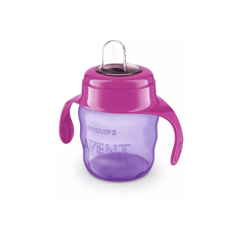 Avent Philips SCF551/03 Cana cu Tetina Formare Roz 6m+ 200ml