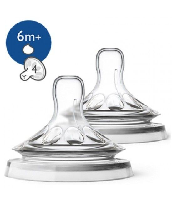 Avent Philips SCF046/27 Tetina Natural Ultra Soft cu Fanta in Forma de Y x 2buc