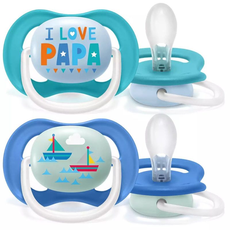 Avent Philips SCF080/03 Suzeta Ultra Air Blu 6-18luni x 2buc