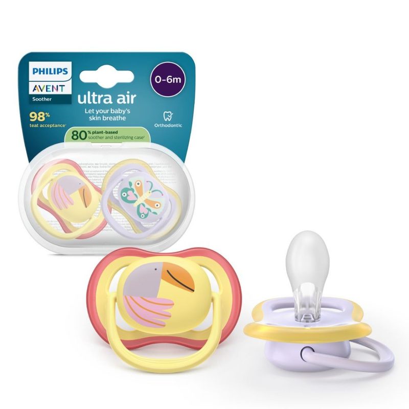 Avent Philips SCF087/04 Suzeta Ultra Air Multicolor 0-6l x 2buc