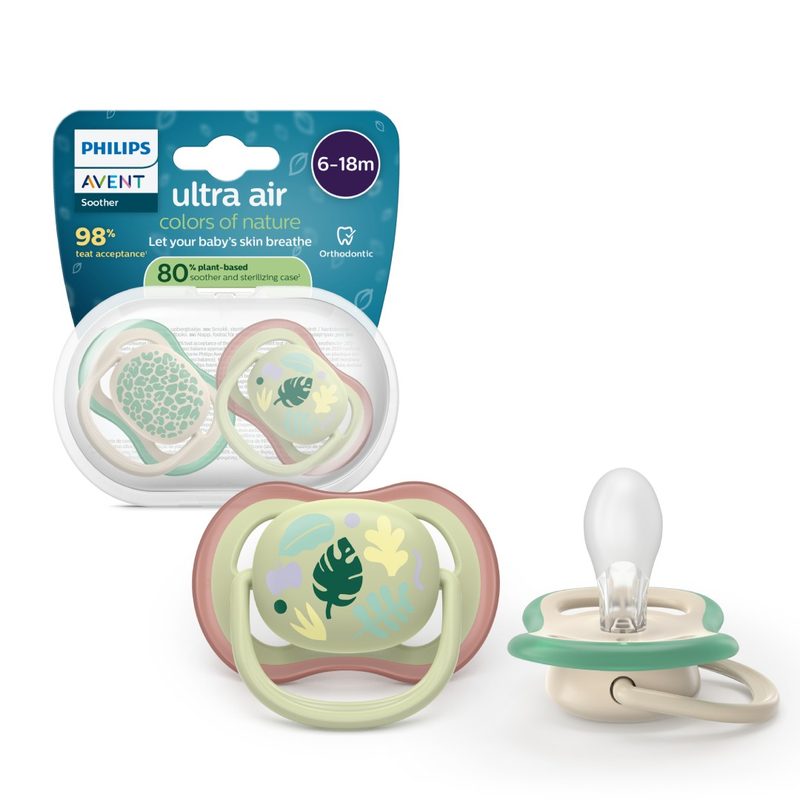 Avent Philips SCF087/17 Suzeta Ultra Air Nature 6-18l x 2buc