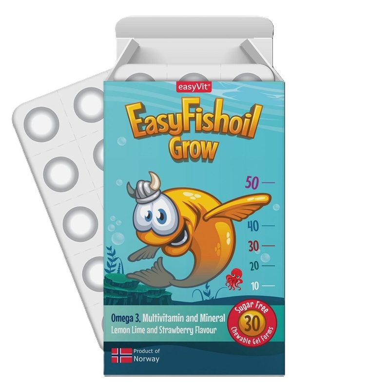 Easy Fishoil Grow x 30jeleuri Easy Vit