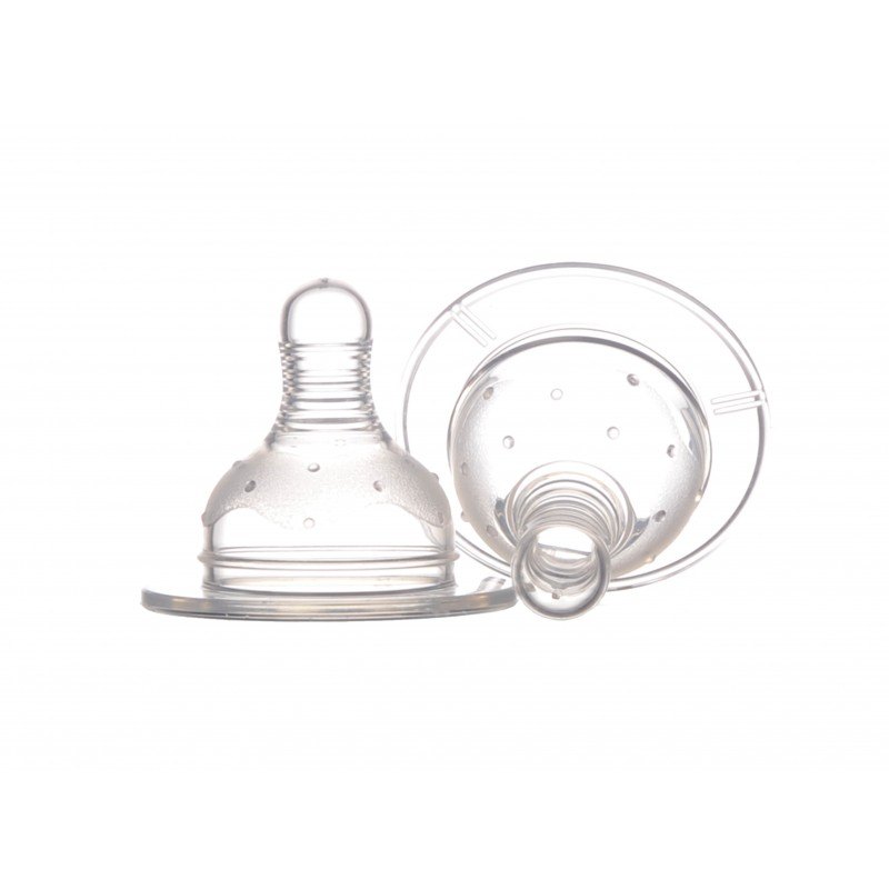 Tetine Silicon Blister Gat Larg 0+ x 2buc Minut Baby TR-2011007-0